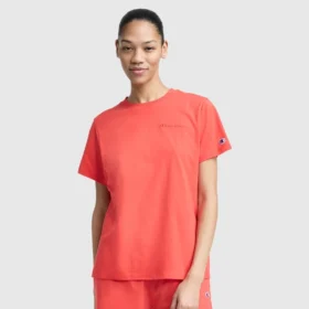Κλασικό T-shirt, λογότυπο στο αριστερό στήθος σε τόνους του ίδιου χρώματος