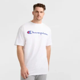Κλασικό T-shirt με γραφικό, Script Logo - Μεγάλα μεγέθη