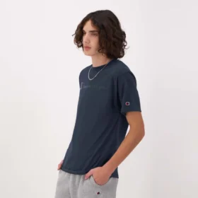 Κλασικό T-shirt με γραφικό Script Logo σε τόνους του ίδιου χρώματος