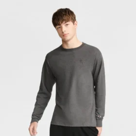 Κλασικό T-shirt με μακριά μανίκια, κεντημένο C Logo