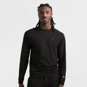 Κλασικό T-shirt με μακριά μανίκια, κεντημένο C Logo