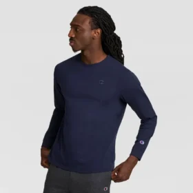 Κλασικό T-shirt με μακριά μανίκια, κεντημένο C Logo