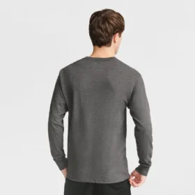 Κλασικό T-shirt με μακριά μανίκια, κεντημένο C Logo