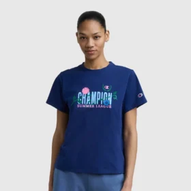 T-shirt με γραφικό Summer League, C Logo